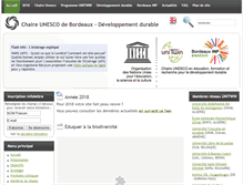 Tablet Screenshot of chaire-unesco-bordeaux.fr